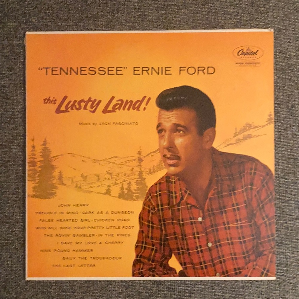 🎵🇺🇸 Tennessee Ernie Ford Album | This Lusty Land | 1955 | LP Vinyl 🪕🥁